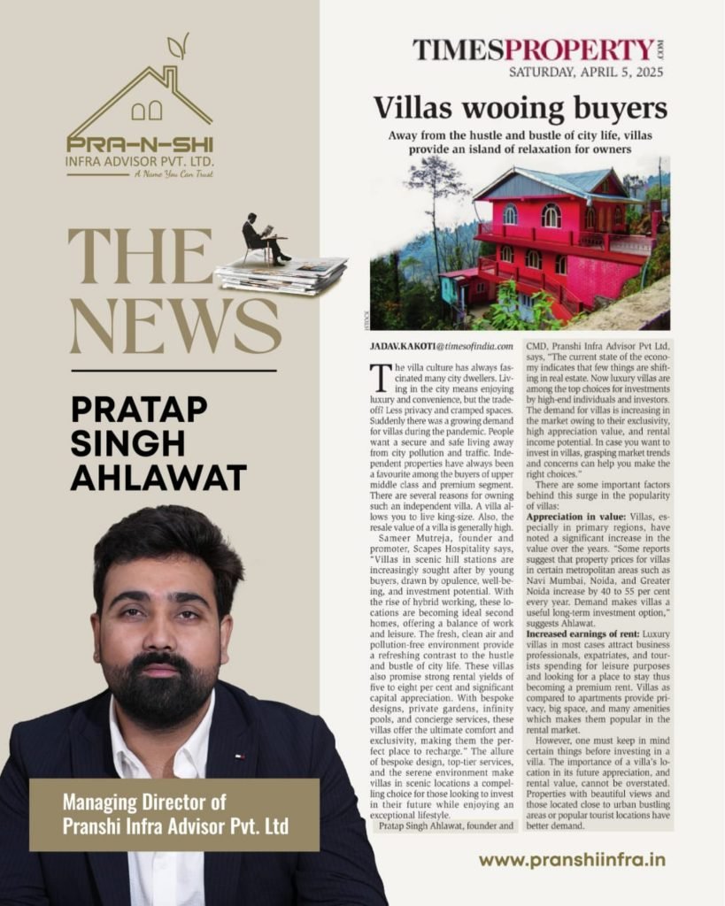times property post Pranshi Infra Advisor PVT. LTD
