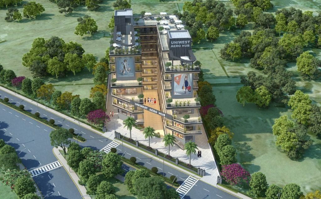 uniwest aero hub full area image with around