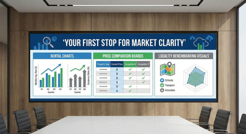 Market Research, Price Benchmarking, and Rental Searches